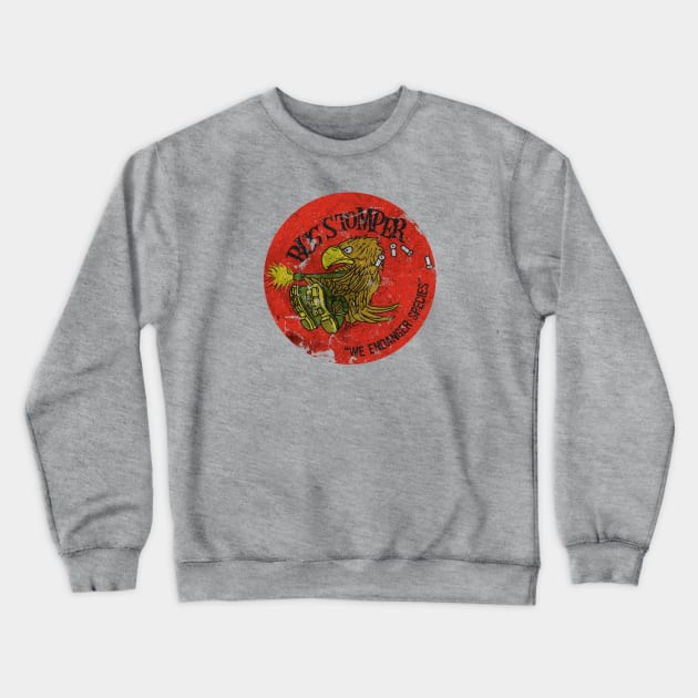 Bug Stomper Crewneck Sweatshirt by JCD666